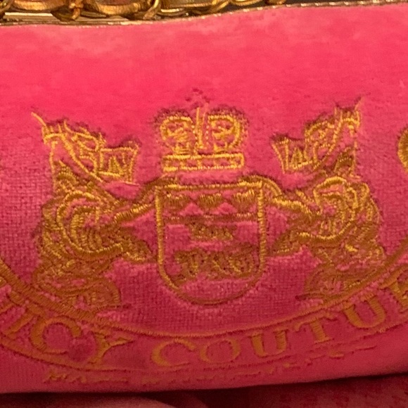 PINK AND GOLD VELOUR BAG❤️ - Picture 3 of 7